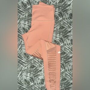Alo Yoga Women’s Rose Gold/Blush/Coffee Color Leggings